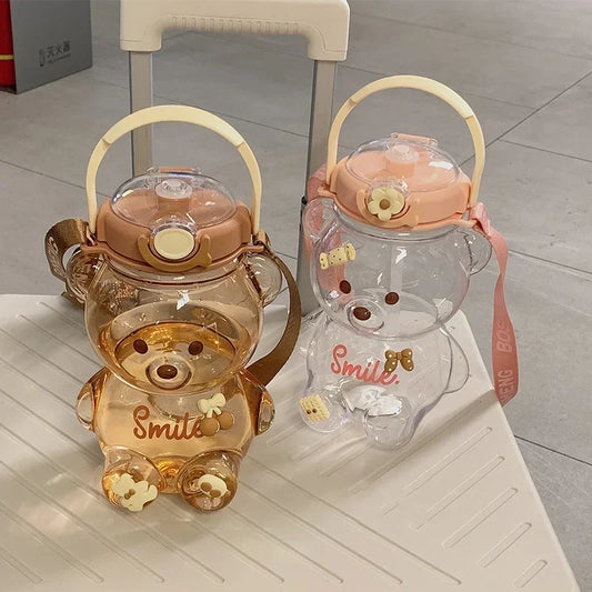 Kawaii Bear Bottle Purse – Wearable Water Bottle Cup | Aesthetic TikTok